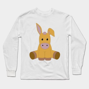 Cute Donkey Long Sleeve T-Shirt